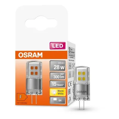 LED speciální žárovka G4 2.6 W PIN, teplá bílá