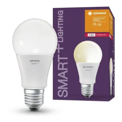 Chytrá zigbee LED stmívatelná žárovka E27 9 W CLASSIC A, teplá bílá