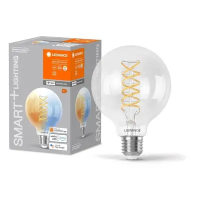 WiFi LED stmívatelná žárovka E27 8 W GLOBE95, laditelná bílá