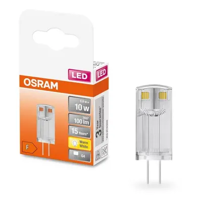 LED speciální žárovka G4 0,9 W PIN, teplá bílá