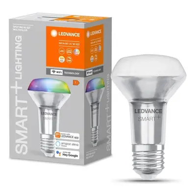 Chytrá stmívatelná WiFi LED žárovka E27 4,7 W SPOT R63 RGBW