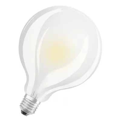 Matná LED žárovka E27 11 W GLOBE95, teplá bílá