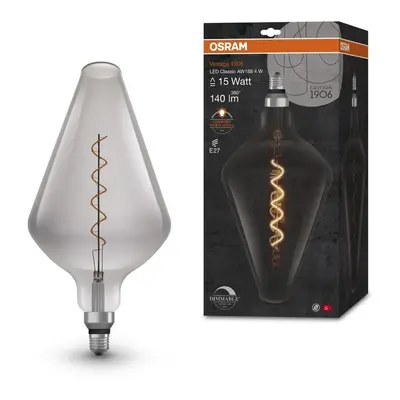 Kouřová stmívatelná LED žárovka E27 4 W VINTAGE CONE, teplá bílá