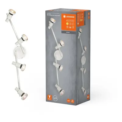 Bílé LED stropní svítidlo GU10 13,6 W SPOT, teplá bílá