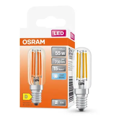 Speciální LED žárovka E14 4,9 W FILAMENT, studená bílá