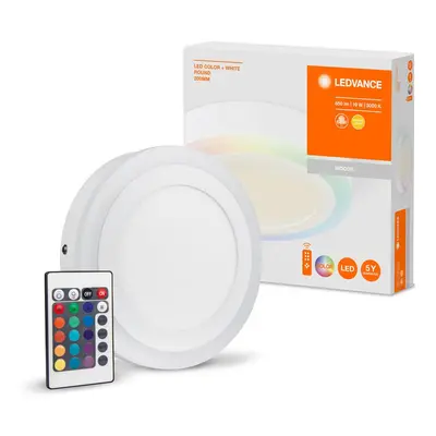 Stmívatelné LED RGBW světlo COLOR + WHITE ROUND 18W 200