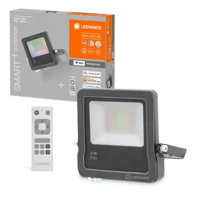 Chytrý WiFi LED RGBW reflektor s ovládačem FLOODLIGHT 20 W