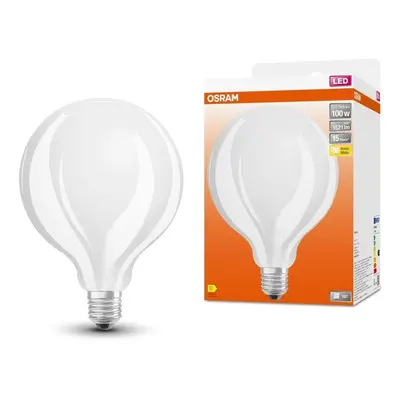 Velká kulatá LED žárovka E27 11 W STAR, teplá bílá