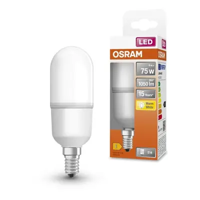 LED žárovka E14 9 W STAR STICK, teplá bílá