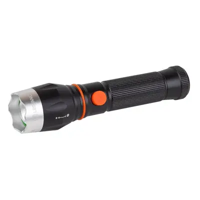 Taktická LED svítilna dobíjecí 3.2W FLASHLIGHT, studená bílá