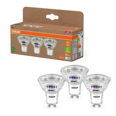 3 ks ultra účínná LED bodovka 2.5W GU10 PAR16, studená bílá