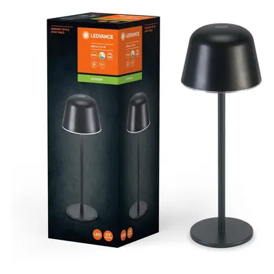 Černá LED stolní lampa USB ENDURA, laditelná bílá