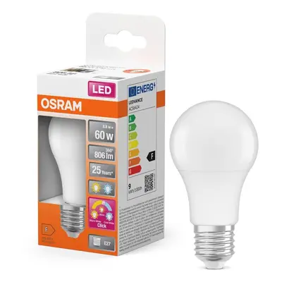 Matná LED žárovka E27 8.8 W, laditelná bílá