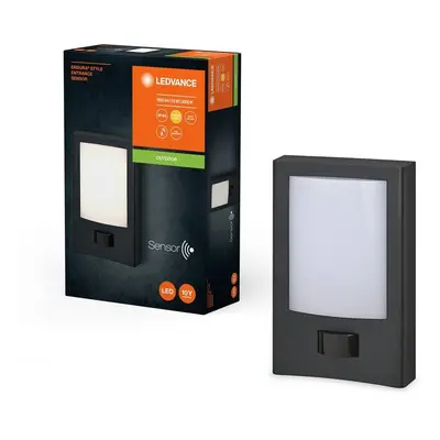 LED nástěnné svítidlo + senzor IP44 13 W ENDURA, teplá bílá