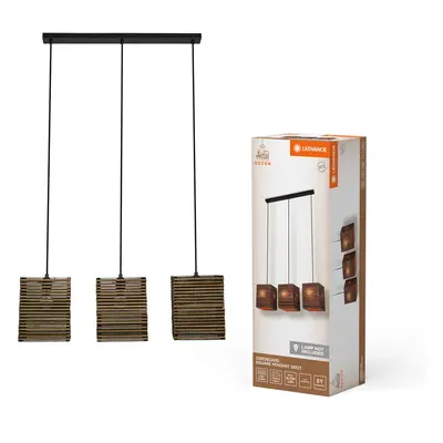 Kartonové stropní svítidlo 3 x E27 SQUARE PENDANT