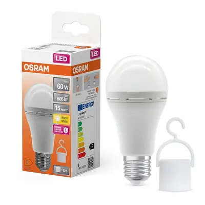 Matná LED žárovka E27 8W CLASSIC A, teplá bílá