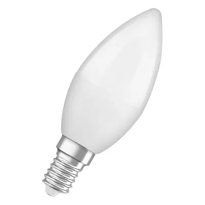 Matná LED žárovka E14 4.9 W CLASSIC B, teplá bílá