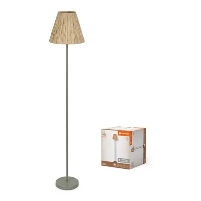 Dekorativní stojací lampa z rafie E27 RAFFIA FLOOR