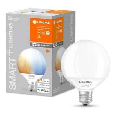 Chytrá stmívatelná LED WiFI žárovka E27 14 W CLASSIC, laditelná bílá