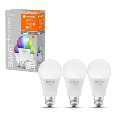 3ks chytrá stmívatelná WiFi LED RGBW žárovka E27 14W