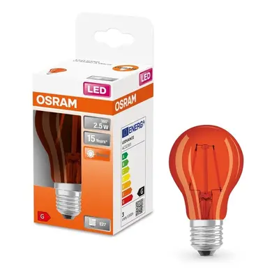 LED klasická žárovka E27 2,5 W STAR DÉCOR CLASSIC, oranžová