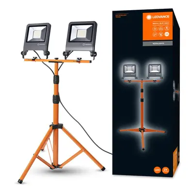 LED pracovní světlo 2 x 50 W TRIPOD studená bílá