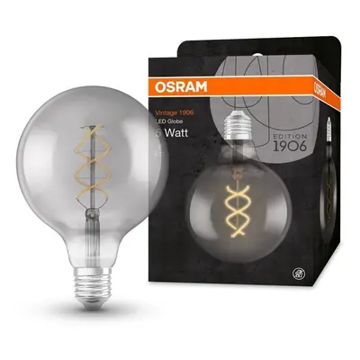 Velká LED kulatá žárovka E27 4 W GLOBE, teplá bílá