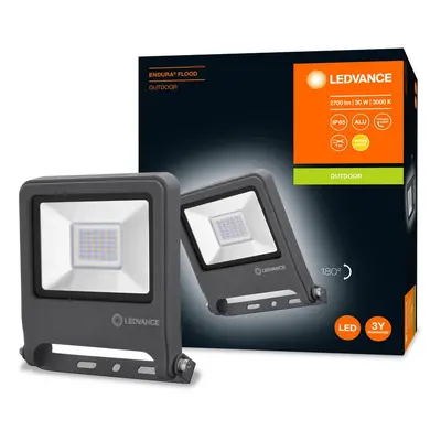 Venkovní LED reflektor 30 W 3000 K ENDURA FLOOD teplá bílá