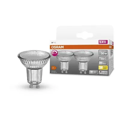 2 ks LED bodovka GU10 4,5 W SUPERSTAR HD, teplá bílá