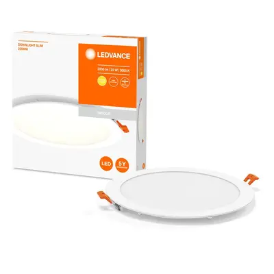 LED podhledové svítidlo DOWNLIGHT 225 Slim, teplá bílá