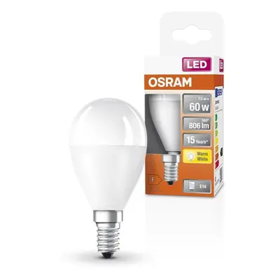 LED žárovka E14 7,5 STAR CLASSIC P, teplá bílá