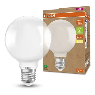 Ultra účinná LED matná žárovka E27 3,8 W CLASSIC ENERGY, teplá bílá