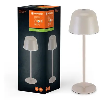 Béžová LED stolní lampa USB ENDURA, laditelná bílá