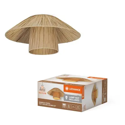 Stropní svítidlo z bambusu E27 6W HUT BAMBOO 400mm