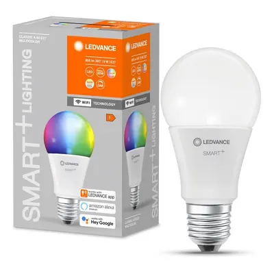 Chytrá stmívatelná WiFi LED RGBW žárovka E27 9W