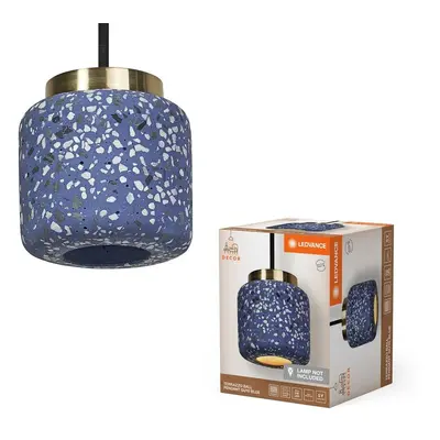 Modrý lustr GU10 5W TERRAZZO BALL PENDANT