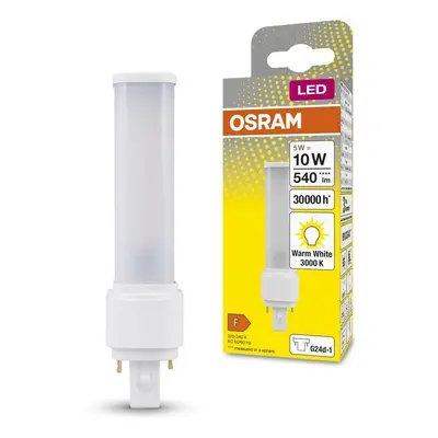 LED žárovka G24d-1 5W DELUXE, teplá bílá