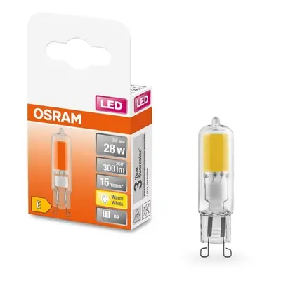 LED speciální žárovka G9 2,6 W PIN, teplá bílá