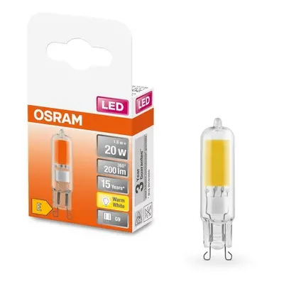 LED speciální žárovka G9 1,8 W PIN, teplá bílá