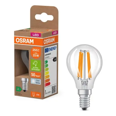 LED žárovka ultra účinná E14 1.2W CLASSIC P, studená bílá