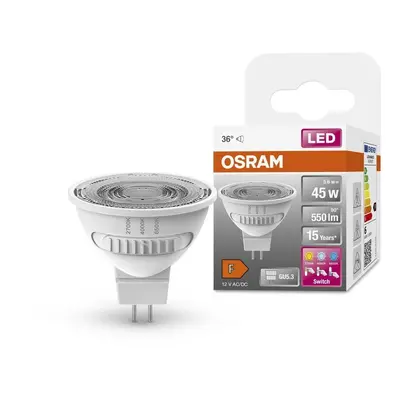 LED bodovka GU5.3 STAR 5.6 W, laditelná bílá