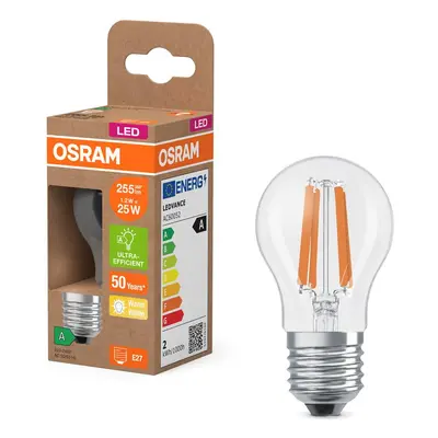 LED žárovka ultra účinná E27 1.2W CLASSIC P, teplá bílá