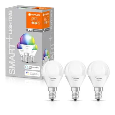 3ks chytrá stmívatelná WiFi LED RGBW mini žárovka E14 5W