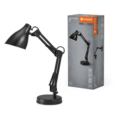 Černá stolní lampa E27 11W OFFICE LINE DESK PEAR