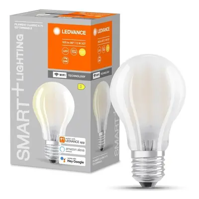 Chytrá stmívatelná LED WiFi žárovka E27 7,5 W FILAMENT, teplá bílá