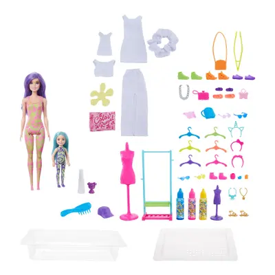 Barbie Color Reveal Neonová Batika Dárkový Set