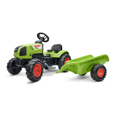 FALK Šlapací traktor 2040A Claas Arion s přívěsem