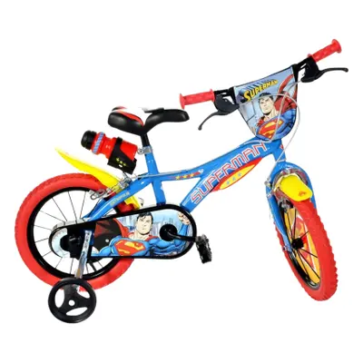 DINO Bikes - Dětské kolo 14" - Superman