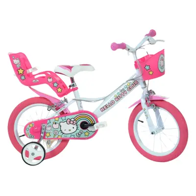 DINO Bikes - Dětské kolo 14" - Hello Kitty 2