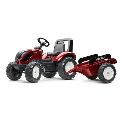 FALK Šlapací traktor 4000AB VALTRA S4 s přívěsem